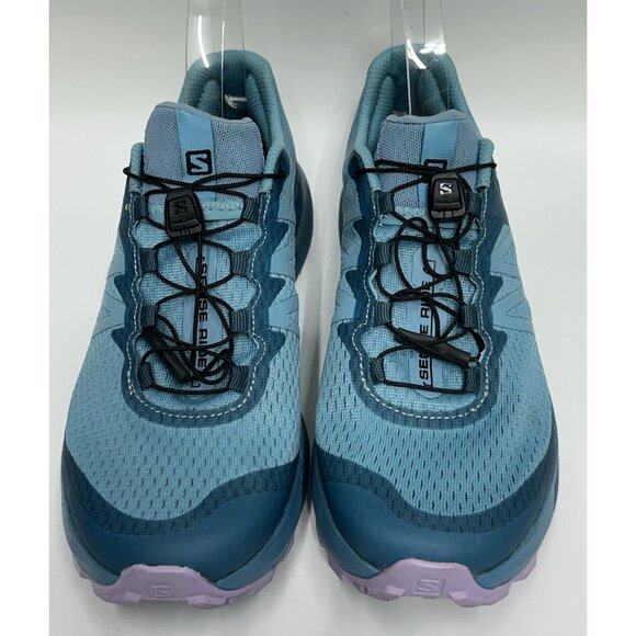 Salomon Sense Ride 4 Sneakers Women's Trail Running Ortholite Blue Shoes Size 8 - Picture 2 of 9